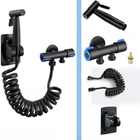 Handheld Stainless Steel Toilet Companion Set, Toilet Flushing Boosting Spray Head, Toilet Women's Washers Accessories