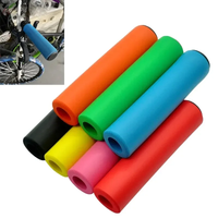 AliExpress NONE 1 pair bicycle grips super light silicone non-slip shock absorptiontype Road handle bike bicycles parts BMX MTB cuffs