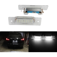 ANGRONG 2X Canbus LED Licence Number Plate Light For Porsche 911 Carrera 964 993 996 968 986 Boxster