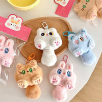 Cartoon Cat Doll Plush Pendant Creative Hangings Ornament Cute Key Pendant Bag Accessories Bag Pendant Car Keys Accessories
