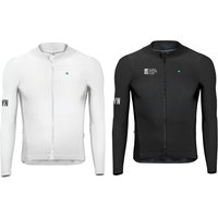 AliExpress BE PERSISTENT PERSON Black White SYN Winter Men's Pro Thermal Soft fleece lining Long Sleeve Cycling Jersey Women Unisex Winter Cycling Clothes