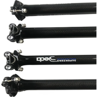 AliExpress NONE Carbon Seatpost Offset 0mm Bike Seatpost Carbon 27.2/30.8/31.6mm MTB Bicycle Seat Post Black Matte Gloss
