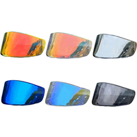 Motorcycle Helmet Visor for LS2 FF397 FF801 Clear Dark Multicolour Silver Shield Vizard Suitable for Ls2 VECTOR Helmets Lens