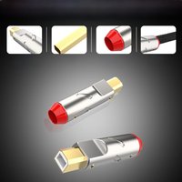 Monosaudio A51/B51HI-END USB2.0 USB Plug Connector Type A B HiFi DIY DAC USB Cable 24K Gold Plated Bronze