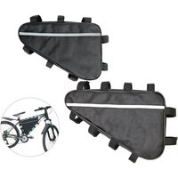 AliExpress NONE Bicycle Triangle Battery Pack Waterproof 210D Oxford Cloth Converted MTB Road Bike Tube Frame Case Storage Bike Bag