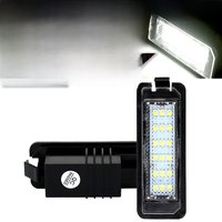 2Pcs For Seat Altea XL 2006-2015 Leon2 2005-2012 Leon3 2012 ~2017 Car Led Bulbs Number License Plate Lights Lamp Canbus No Error