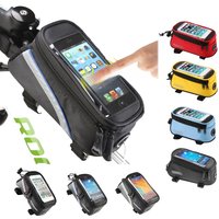 AliExpress NONE 12496 BICYCLE BAGS CYCLING BIKE FRAME IPHONE BAGS HOLDER PANNIER MOBILE PHONE BAG CASE POUCH