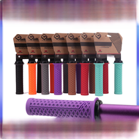 AliExpress ODI VS-21 MTB Handlebar Grips Silicone Lock-On Bicycle Cover Updated Waffle Pattern Anti-slip Shock Absorption Handle Parts