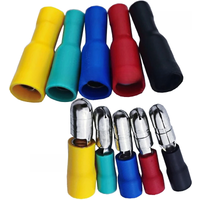 50pcs(25Sets) 5Colors Male Female Bullet Connector Insulating Joint Crimp Terminals Wiring Cable Eletric Plug Adapter FRD MPD