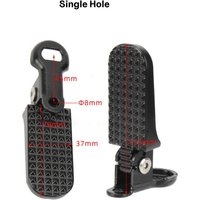 AliExpress perfeclan 2x Electric Bike Rear Pedals Non Slip Bicycle Pedal Footboard Foldable Bike Pedal, Footrest for Mountain Bike Cycling Accessorie