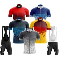 AliExpress 2024 Strava Cycling Set Men's Cycling Jersey Short Sleeve Bicycle Cycling Clothing Kit Mtb Bike Wear Triathlon Maillot Ciclismo