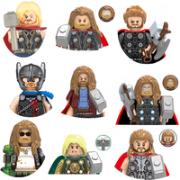 XH1290 Movie animation Thor Thunder blocks minifigure action figure education for children Toy building block gifts XH1275