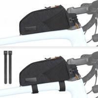 AliExpress Rhinowalk Bike Top Tube Bag Water-Resistant Pack Screw Or Strap Fixing For Mtb&Road Bike Won't Touch Leg With Phone Fixing Strap
