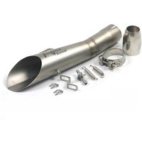 AliExpress NONE 51mm Motorcycle Exhaust Pipe Motocross Dirt Pit Bike Muffler Escape Moto Racing GP for Yamaha R6 R3 R25 MT 03 CBR600RR Duke 390