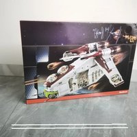 With Original Box Star Plan Republic Dropship Gunship Building Blocks Bricks 75021 05041 81043 Toys For Children Christmas Gift