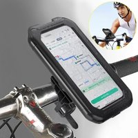AliExpress Etmakit Anti-Theft Waterproof Motorcycle Phone Holder Bike Phone Mount Handlebar Stem Mobile Holder 360° Rotation for 5.5-6.9inch