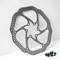 AliExpress HS1 MTB Brak Disc Rotor 160 180 203mm Bicycle Rotor Steel Mountain Bike Brake Disc with Bolts BMX Folding AVID Cycling Parts