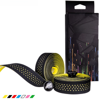 AliExpress ZTTO Road Bike Bar Tape High Quality Vibration Damping Anti-Vibration EVA PU Handlebar Bar Tape Colorful Wrap +2 Bar Plug