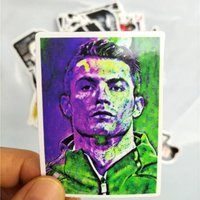 AliExpress 50Pcs Football C Ronaldo Wall Stickers Vinyl Decal Real Waterproof Gift Skateboard Luggage Bicycle Phone Laptop Notebook Madrid