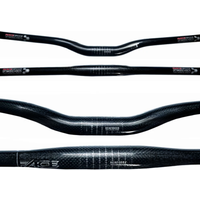 AliExpress NONE Race Face NEXT 3K Glossy Carbon Handlebar Flat/Rise Bicycle Handlebar Mountain Bike 31.8*600/620/640/660/680/700/720/740/760mm