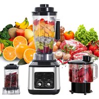9500 W Leistung, 3-in-1-Mixer, Mixer, Entsafter, Smoothie-Maker, Tischmixer, 3-Liter-Behälter, Küchenmaschine, Mixer, Mixer für Eis, Nuss, Obst