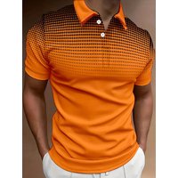 Summer Men's Palm Tree Short Sleeve Golf Shirt Polo Shirt Collared Shirt Business Casual Tops Outdoor 3D Print Street Polo shirt
