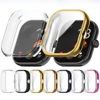 Plating TPU Case For Redmi Watch 4 Smart Watch Strap Full Bumper Cover Silicone Protector For Xiaomi Redmi Watch4 Accessories