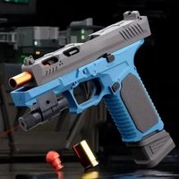 Continuous Shooting Toy Gun 2025 Desert Eagle 1911 Pistol Radish Gun Throwing Shell Empty Hanging Revolver Birthday Gift
