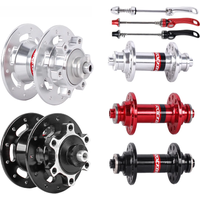 AliExpress NONE Bicycle hub 74mm aluminum alloy 2 bearing disc brake front hub 20/24/32/36holes For small wheel diameter folding bicycle parts