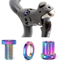 AliExpress RISK Risk Titanium Alloy Shifter Lever Clip Ring Fixing Bolts, Bicycle Shift Clamp Ring Bolt Screw Nut For SRAM Shimano R8000 FORCE