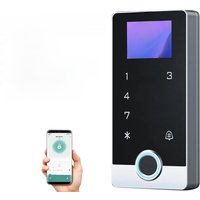 TF3LCD Fingerprint Reader LED Screen Stand-Alone Door Keypad Full Metal WiFi Access Control System Waterproof Tuya App Control