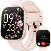 2026 New 1.88 Inch HD Smart Watch Women Bluetooth Call Smartwatch IP68 Waterproof Fitness Tracker DIY Custom Watch Face Sleep Monitor Multi Sports Mode Long Battery Life Message Reminder Smart Watch