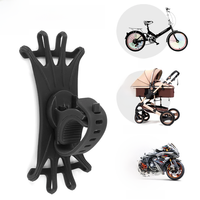 AliExpress WYMECT Bicycle Scooter Mobile Phone holder 360° Rotation Handle Mobile Phone GPS Silicone Bracket Bicycle Scooter Stand for cell phone