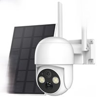 WOOLINK 4MP Solar Security Camera Wireless 2.5K Recharge Home Security Camera Surverillance Protection 360° Pan/Tilt Rotate