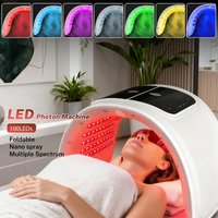 Maska LED 7 kolorów, urządzenie PDT, urządzenie do spa, urządzenie do rozpylania na twarz, odmładzanie skóry, lekka terapia światłem, urządzenia kosmetyczne do twarzy i ciała do pielęgnacji skóry.