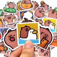 AliExpress LOLEDE 10/50/100pcs Capybaras Stickers Cartoon Cute Decals Toy Stationery Guitar Phone Bicycle Laptop Luggage Car Graffiti Kids Sticker