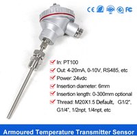 PT100 Thermal Resistance Heater Temperature Control Fuel Temperature Sensor