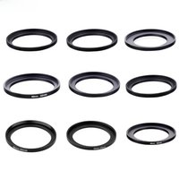 40.5-62 43-52 43-55 43-58 46-52 46-55 46-58 49-55 49-58 49-62mm Metal Step Up Rings Lens Adapter Filter