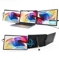 Dopesplay 14.1inch Laptops Screen Extender Triple Dual FHD 1200P IPS Portable Monitors For Windows Macbook Chrome 13.3-17.3 inch