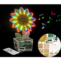 Sunflower Bluetooth Sound LED Kit Animation Mode Music Spectrum Creative Fun DIY Electronic Production Parts