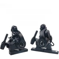 AliExpress NONE NUTT S7 Road Bike Mechanical Disc Brake Double Piston Caliper Front Rear Brake Flat Mount 140 160mm Rotor Wire Pull Brake