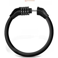 AliExpress NONE Bike Lock Mountain Bike Portable Security 4-digit Code Bike Lock for Bicycle Motorcycle Scooter