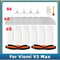 For Xiaomi Viomi V3 Max Robot Vacuum Cleaner Main Side Brush Hepa Filter Mop Rag Replacement Spare Parts Accessories V-RVCLM27B