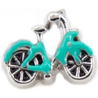 AliExpress Mesinya Custom Jewelry 10pcs Enamel Bike Custom Floating Charms For Glass Locket