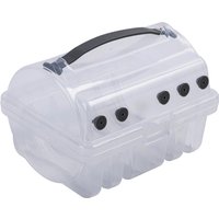 Goture Fishing Line Storage Box 2 Large + 4 Standard Slots Fishing Case Fish Organizer Silicone Holes Lines Spool Box