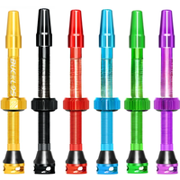 AliExpress BUCKLOS 40/44/55/60MM Bike Tubeless Valve Aluminum Alloy Road Gravel Bicycle Tubeless Tire Valve Durable Bike Presta Valves