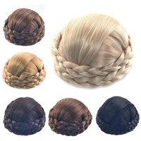 Soowee Synthetic Hair Chignon Fake Hair Bun Cover Donut Bsh Hair Pieces Scrunchie Blonde Messy Afro Bun Wig Updo Benehair