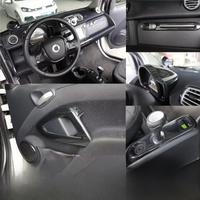 For Smart Brabus 451 Fortwo Carbon Fiber Color Interior Decoration Auto Supplies Car Steering Wheel Modification Accessories
