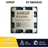 Ryzen™ 7 9800X3D AMD CPU New Processor , 3D V-Cache 8C/16T 120W up to 5.2 GHz, L3=96M 100-100001084 Socket AM5 but without cooler image 3