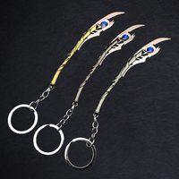 Loki Mind Scepter Keychain Pendant Mind Stone Owner Keyring Cosplay Prop Gift Men Women Backpack Jewelry Halloween Accessories